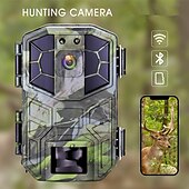 cheap Outdoor IP Network Cameras-Hunting Camera 4K/1080P 2-inch Display 118.11inch Pixels Outdoor Camera IP66 Waterproof Night Vision Camera Include 32G SD Card Supports Wifi Connection To Mobile Phone (Battery Not Included)
