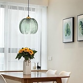 cheap Island Lights-LED Pendant Lights Green Glass Pendant Lighting for Kitchen Island Kitchen Lights Ceiling 1 Pack 110-240V