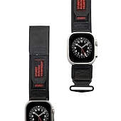 お買い得  Apple Watch Bands-スポーツバンド と互換性があります Apple Watch ウォッチバンド 38mm 40mm 41mm 42mm 44mm 45mm 49mm 調整可 高通気性 ナイロン 交換用時計バンド のために iwatch Ultra 2 Series 9 8 7 SE 6 5 4 3 2 1