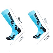 abordables Calcetines deportivos-Hombre Calcetines de  Esquí Al aire libre Invierno A prueba de resbalones Mantiene abrigado Reductor del Sudor Calcetas para Esquí Camping / Senderismo Snowboard Deportes de Invierno