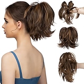 abordables Chignons-chignons Chignon Queue de cheval avec griffe Cheveux Synthétiques Pièce de cheveux Extension des cheveux Bouclé Soirée Usage quotidien Soirée &amp; Evénement A1 A2 A4