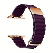 رخيصةأون عصابات Apple Watch-متوافق مع Apple Watchband 38 مم 40 مم 41 مم 42 مم 44 مم 45 مم 49 مم مشبك معدني نساء رجال جلد استبدال حزام الساعة إلى iwatch Ultra 2 Series 9 8 7 SE 6 5 4 3 2 1