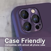 Недорогие Защитные плёнки для экрана iPhone-1 набор Протектор объектива камеры Назначение Apple айфон 16 Айфон 15 Про Макс Плюс iPhone 15 Pro Max Plus 14 13 12 11 Закаленное стекло Уровень защиты 9H