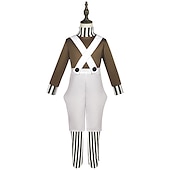 cheap Boys&#039; Costumes-Charlie and the Chocolate Factory Charlie Willy Wonka Cosplay Costume Halloween Group Family Costumes Kid&#039;s Boys Cosplay Halloween Halloween Carnival Masquerade Easy Carnival Costume