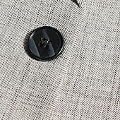 billiga Herrars klassiska kavajer-Herr Studenten Kavaj Företag Cocktailfest Bröllopsfest Mode Ledigt Vår &amp; Höst Polyester Slät Knappar Ficka Ledigt / vardag Enkelknäppt Blazer Khaki grön Ljusblå Grå