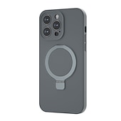 halpa iPhone-kotelot-puhelin Etui Käyttötarkoitus iPhone 13 12 Pro Max Takakuori Magsafen kanssa Tukee langatonta latausta Tukijalka Iskunkestävä Yhtenäinen väri silikageeli Silikoni