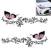 ieftine Autocolante de Mașină-Autocol Reflexiv Fluture Delysia King - Detasabil Rezistent la Apă Decal Decorative în Formă de Floare pentru Mașină