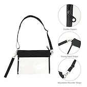 economico borsa per telefono universale-borsa a tracolla in pvc trasparente, pochette alla moda approvata dallo stadio, borse impermeabili con cinturino