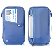 abordables Porte-cartes et étuis-Portefeuille de passeport de voyage porte-passeport familial organisateur de documents de voyage accessoires de voyage sac à documents porte-cartes