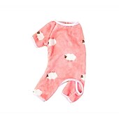 tanie Piżama-Psy Koty Piżama Moda Codzienny Zima Wodoodporny Oddychający Miękka Zmywalny Wygodny Codzienne Ubranka dla psów for Bichon frise Szpic miniaturowy szczeniaków i młodych kotów Motyl Small