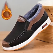 tanie Mokasyny i trzewiki męskie-męskie półbuty typu slip-on – oddychające płócienne mokasyny z antypoślizgową podeszwą do codziennego chodzenia i podróżowania