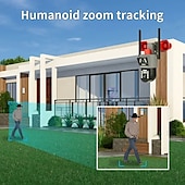 voordelige IP-netwerkcamera&#039;s voor buiten-evkvo 5mp dual lens draadloze beveiligingscamera&#039;s 10x digitale zoom kleur nachtzicht 2-weg audio ptz afstandsbediening auto tracking vooraf ingestelde punten &amp; cruisefuncties voor huisbeveiliging
