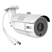 baratos Câmaras de Rede IP de Interior-Câmera de segurança analógica de 2mp hd 1080p câmera de vigilância com visão noturna interna à prova de intempéries para sistema de vigilância por vídeo doméstico