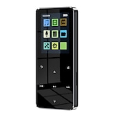 رخيصةأون مشغل MP3-Q8 مع مشغل MP3 بلوتوث 5.0 شاشة لمس كاملة 1.8 بوصة 4 جيجابايت 8 جيجابايت 16 جيجابايت 32 جيجابايت مشغل موسيقى MP4 مع مكبر صوت مدمج ومسجل راديو FM