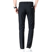voordelige casual broek-Voor heren Golfbroek Broek Vrijetijdsbroek Stretch broek Zak Effen Sneldrogend Lichtgewicht Volledige lengte Dagelijks Buiten Uitgaan Modieus Casual blauw Khaki