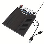 abordables Câbles et adaptateurs-interface hub multifonctionnel lecteur optique externe prend en charge la carte mémoire carte SD prend en charge plusieurs systèmes système Microsoft système Apple système Linux prend en charge les