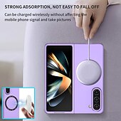 cheap Samsung Cases-Phone Case For Samsung Galaxy Z Fold 7 Z Fold 6 Z Fold 5 Z Fold 4 Z Fold 3 Back Cover With Magsafe Support Wireless Charging Shockproof PC