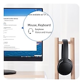 cheap Computer Peripherals-Baseus USB Bluetooth Adapter Dongle Adaptador Bluetooth 5.1 for PC Laptop Wireless Speaker Audio Receiver USB Transmitter