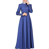 levne Šaty-Retro Viktoria Tarzı Středověké Šaty cosplay Jednobarevné Dámské Královský předvečer Všech svatých Karneval Plesová maškaráda Karneval v Benátkách Dospělé Šaty
