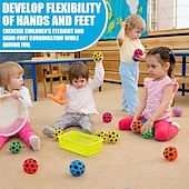 billige Originale leker-3 stk astro hoppeballer, romtema gummi hoppende baller for barn space ball super høy sprett space ball pop sprett ball som brukes av idrettsutøvere som en sports treningsball en flott sanseball