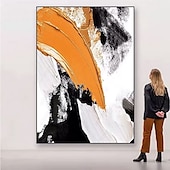 ieftine Picturi Abstracte-picturi în ulei realizate manual, pânză, artă de perete, pictură cu cuțit de culoare abstractă modernă, pentru decorarea casei, pictură rulată fără rame, neîntinsă
