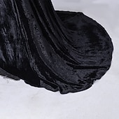 abordables Déguisements pour femmes-Rétro Vintage Punk &amp; Gothique Steampunk Robe Robes de sirène Grande taille Normal Sorcière Morticia Addams Déguisement Femmes Fille Fantaisie Nuit de Walpurgis Halloween Carnaval Mascarade Fête