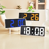 cheap Radios and Clocks-LED Clock Large Screen Digital Clock Bedroom Bedside Clock Korean Fashion Clock