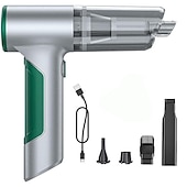 ieftine Aspiratoare-noul mini aspirator auto fără fir 3 în 1 aspirator cu suflare cu suflare aspirator fără fir de mare putere colector de praf de aer mini aspirator de mână umed și uscat aspirator portabil de curățare