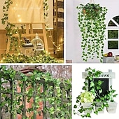 abordables Guirlandes lumineuses à piles-Guirlande lumineuse élégante en fil de cuivre avec lierre pour réception de mariage – 2 m à 10 m, 20 à 100 LED, alimentée par batterie, pour la décoration de la maison et du jardin