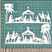abordables pochoirs muraux-Matrices artisanales de bricolage, nouveau style, matrices de découpe de cartes, matrices en métal en forme de cœur, matrices de gaufrage en papier, album scrapbooking, pochoir de fond, matériaux de