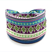 cheap Hair Styling Accessories-Ethnic Style Floral Headband Bohemian Headband Sports Headband Sweat Absorbing Headband Women&#039;s Anti Sweat Wide Headscarf