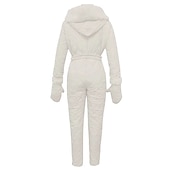 halpa Vaatteet-Naisten Jumpsuit-trikoot Hiihtopuku Ulko- Talvi Pidä lämpimänä Tuulenkestävä Hupullinen Tuulitakit Lumipuku varten Hiihto Retkeily ja vaellus Lumilautailu Talviurheilu