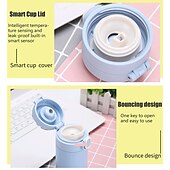 cheap Household Appliances-Smart Thermos Mug Mini Stainless Steel Thermos Cup Portable Leak Proof Water Cup with Filter Water Vacuum Tea Coffee Bottle Cup