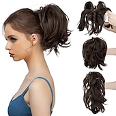 abordables Chignons-chignons Chignon Queue de cheval avec griffe Cheveux Synthétiques Pièce de cheveux Extension des cheveux Bouclé Soirée Usage quotidien Soirée &amp; Evénement A1 A2 A4