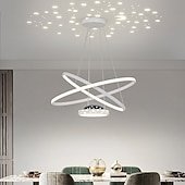 economico Luci a sospensione-Nuovo design bar cielo stellato lampada ristorante moderno semplice nordico luce lusso netto rosso lampada da tavolo e sala da pranzo