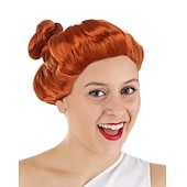 preiswerte Filmcharakter Perücken-Die Flintstones Frauen Wilma Flintstone Kostüm Perücke Halloween Cosplay Party Perücken