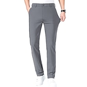 voordelige casual broek-Voor heren Golfbroek Broek Vrijetijdsbroek Stretch broek Zak Effen Sneldrogend Lichtgewicht Volledige lengte Dagelijks Buiten Uitgaan Modieus Casual blauw Khaki