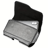 levne univerzální taška na telefon-módní pánské horizontální kožené pouzdro na opasek pouzdro pouzdro rukáv držák telefonu zadek taška mužské příležitostné cestování venkovní pas balit tašku