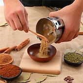 economico Elettrodomestici da cucina-Macinino elettrico per chicchi di caffè, lame in acciaio inossidabile, frullatore per spezie, erbe e noci