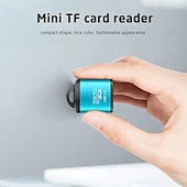cheap Computer &amp; Office-Mini TF Card Reader Lanyard Card Reader Plug And PlayApplicable To Computer Car Audio And Other USB Interface Equipment For Windows Mac OS Linux