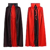 cheap Girls Costumes-Cosplay Costume Cloak Masquerade Vampire Cosplay Kid's Adults' Girls' Halloween Carnival Book Week Party Halloween Performance Easy Halloween Costumes Dress Up