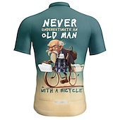 voordelige Heren shirts-Voor heren Wielrenshirt Korte mouw Fietsen Shirt Kleding Bovenlichaam met 3 achterzakken Bergracen Wegwielrennen Ademend Sneldrogend Vochtregelerend Reflecterende strips Zwart Geel Rood Grafisch