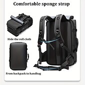 levne Tašky, pouzdra a pouzdra na notebooky-cestovní batoh pro muže voděodolný 17palcový batoh na business laptop se samostatnou taškou na boty skrytý USB nabíjecí port 50l outdoorový trekingový batoh pro ženy, turistika, kempingový batoh
