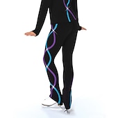 preiswerte Eiskunstlaufhosen &amp; Leggings-Hosen für den Eiskunstlauf Damen Mädchen Eislaufen Unten Rosa Purpur elastisch Ausbildung Wettbewerb Eiskunstlaufkleidung warm Eislaufen Eiskundstlauf