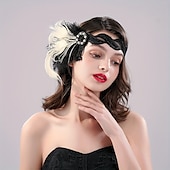 economico Accessori e altro-Cerchietti Fascia per capelli da ballerina charleston Retrò vintage 1920s Pizzo Per Il grande Gatsby Cosplay Halloween Carnevale Per donna Bigiotteria Gioielleria di moda