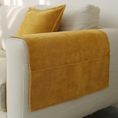 baratos Capa para assento de Sofá &amp; Apoios de Braços-Manta De Sofá Côr Sólida Impressão Reactiva Chenille Jacquard Capas de Sofa
