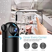 levne Pokojové infračervené kamery-hd 1080 wifi bezdrátová kamera se otáčí o 360 stupňů mobilní telefon dálkové noční vidění domácí vnitřní monitor