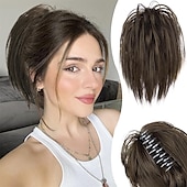 abordables Chignons-chignons Chignon Queue de cheval avec griffe Cheveux Synthétiques Pièce de cheveux Extension des cheveux Droit Soirée Usage quotidien Soirée &amp; Evénement A1 A2 A3