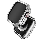 Недорогие Чехлы для умных часов-Чехол для часов Совместим с Apple Watch Ultra 49mm / Series 8 7 41mm 45mm / Series 6 5 4 SE 40mm 44mm Устойчивый к царапинам Полное покрытие бампера Все вокруг защитное ТПУ Часы Крышка