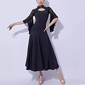 billiga Danskläder till ballroom-dans-sällskapsdanstävling klänning kvinnors uppträdande fest modern valsdanskläder scen danskläder kostymer